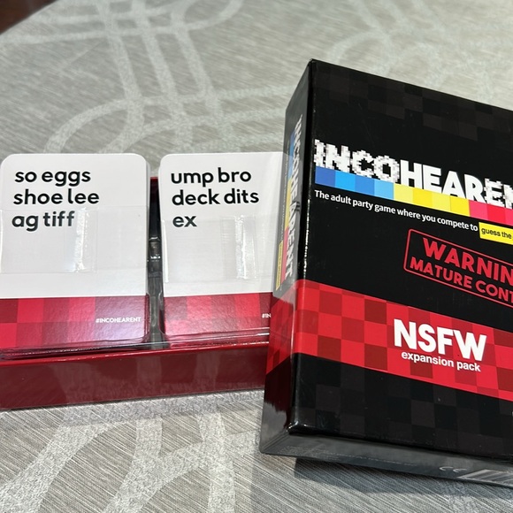 Incohearent NSFW party game almost new - Picture 2 of 4